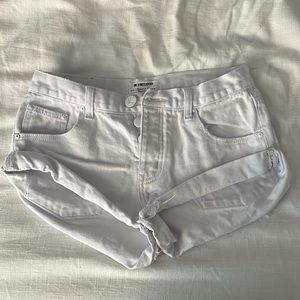 White One x One Teaspoon Bandits Shorts in size 25